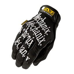 Mechanix Gloves, original, White Logo - Black