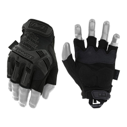 Mechanix Covert Gloves, M-Pact, Fingerless, M - Black
