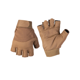 Army fingerless gloves, size S - Tan