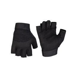 Army fingerless gloves - Black