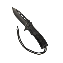 Knife Paracord W.Fire Starter, black
