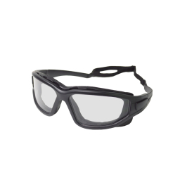 Ochranné brýle Defence Pro's, čirá skla - černá