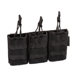 Open Triple AR15 Mag Pouch, Core - Black