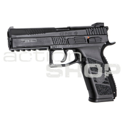 ASG Airsoftpistol, GBB, metal slide, CZ P-09 incl. Case