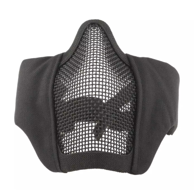                             Stalker Evo face mask, helmet mount - Black                        