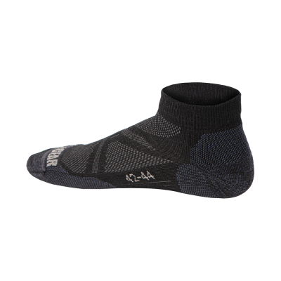                             Funkční kotníkové ponožky Merino, vel. 42-44 - Černé                        