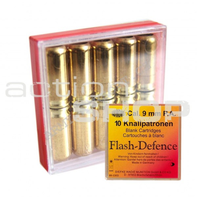 Náboje 9mm PA Flash defense (10ks)                    