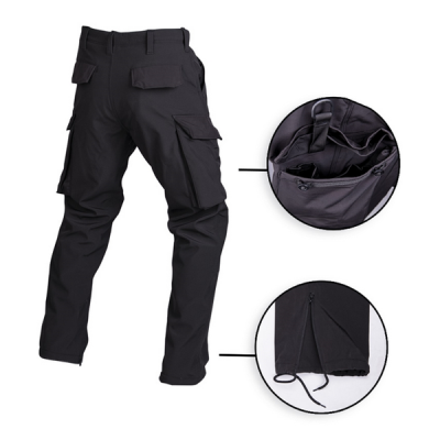                             Mil-Tec Trousers Softshell &quot;Explorer&quot;, Black                        