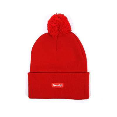 SPEEDQB POM BEANIE - RED                    