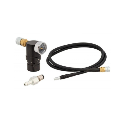                             Totem Air Micro SLP Regulator Rig 40-200 Psi Output With US Hose - Black                        