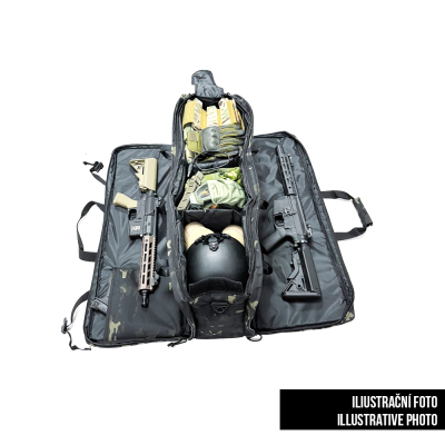                             Přepravní taška na 2 zbraně a vybavení - Černá                        