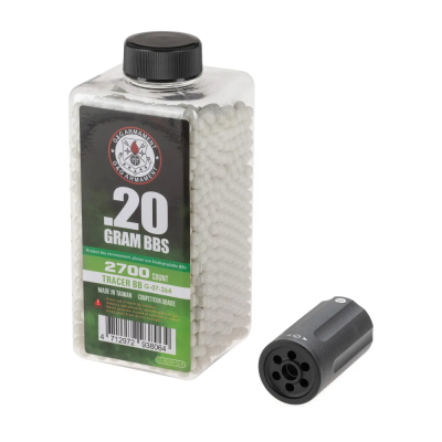                             Nasvětlovací tlumič GG typu MF122T SET, 14mm levotočivý závit - Černý                        