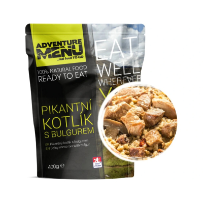 Adventure menu Picant Meat Mix with Bulgur                    