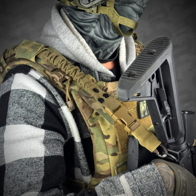                             Jednobodový popruh do molle vazby THOR                        