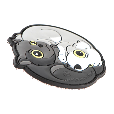                             Rubber Patch ´´Yin &amp; Yan Cat´´- Black                        