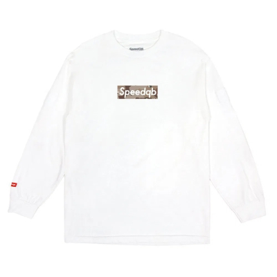                             SPEEDQB DESERT CAMO BOX LOGO LS TEE                        
