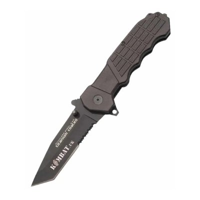 Tanto Type Folding Knife - Black                    