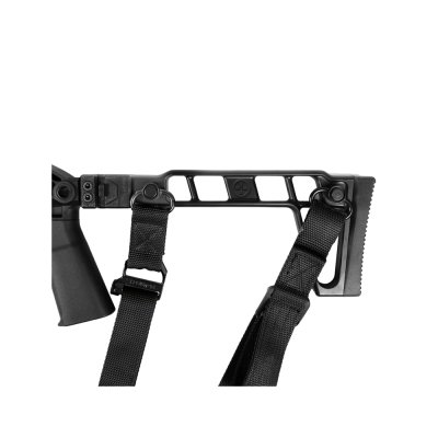                             Novritsch Folding Aluminum Stock - Black                        