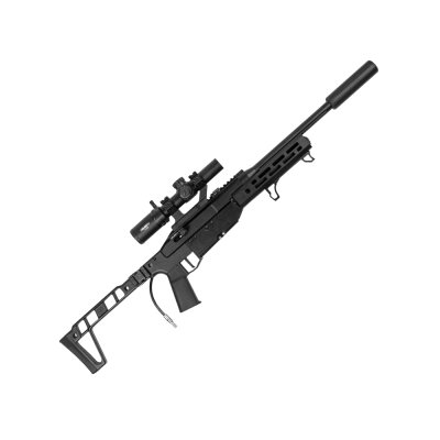                             Novritsch Folding Aluminum Stock - Black                        