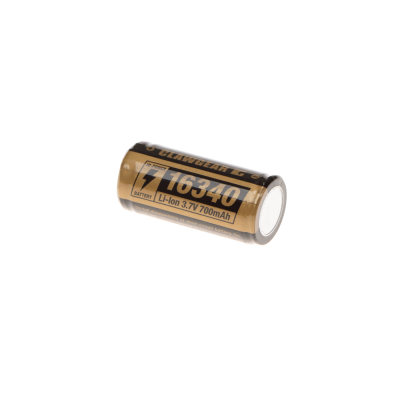 Rechargable 16340 (CR123) Battery 3.7V, 700mAh                    