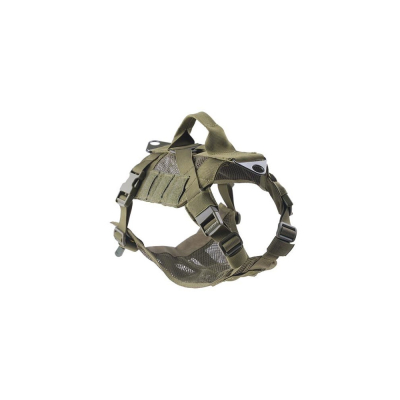                             Tactical Dog Harness, Olive Drab                        