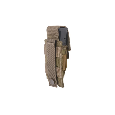                             Magazine pouch for one pistol mag, tan                        