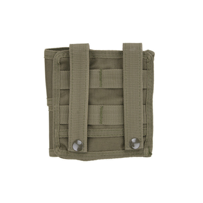                             GFC MOLLE pouch for granate, double, olive                        