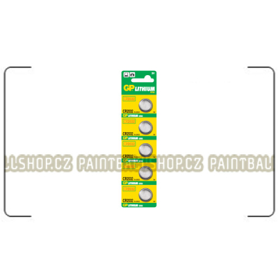 GP CR2032 3V Lithium Battery 5pack                    