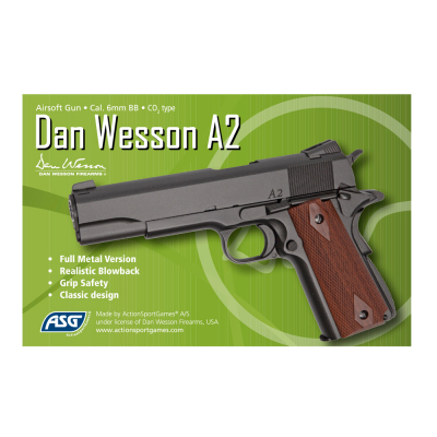                             Dan Wesson 1911 A2, CO2 Blow Back                        