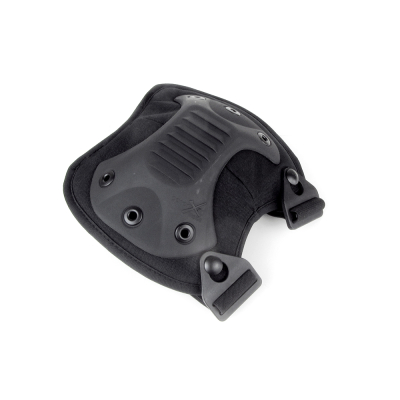                             Tactical knee pads, ribbed - black                        