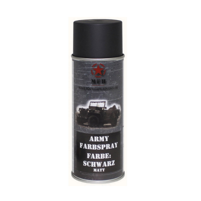 Spray paint ARMY, 400ml, black                    