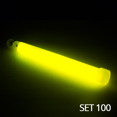 PBS chemické světlo 6&quot;/15cm, žlutá 100ks                    