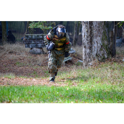                             Chest Protector Regular - Woodland/ čermá                        