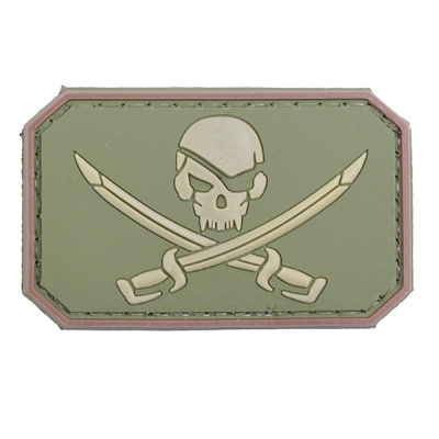 Patch 3D &quot;Pirate Skull&quot;, OD                    