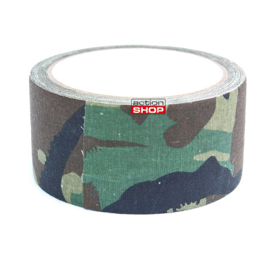                             Adhesive tape cloth, 5 cm x 10 m, woodland                        