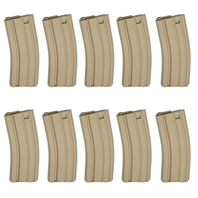 Magazine, AEG M15/M16, 85 rounds, tan - 10ks                    