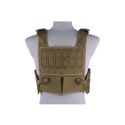                             Vest tactical type Laser cut, tan                        