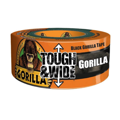 Gorilla Tape Tough &amp; Wide Black 73mm x 27m                    