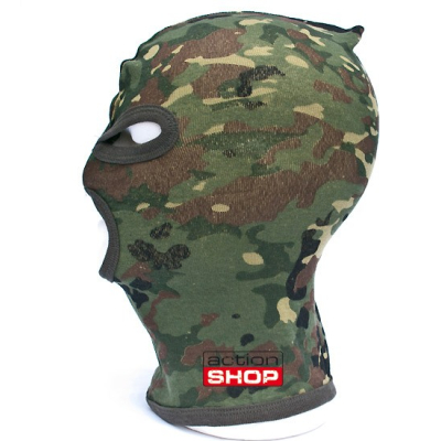                             Balaclava, 3 hole, cotton, BW camo                        