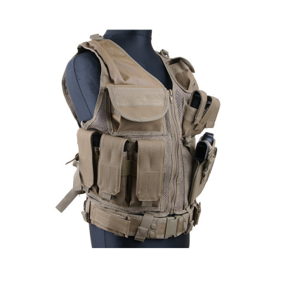                             Tactical vest type BHI Omega, tan                        