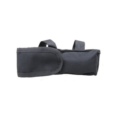 Battery pouch for rifle stock, black                    