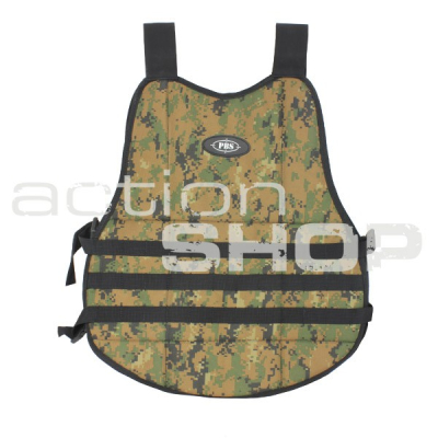 Chest Protector s molle - digital woodland                    