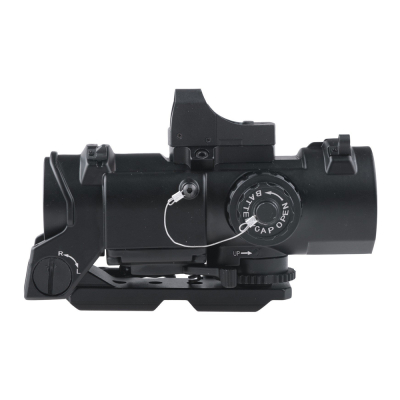                             Elcan Specter riffle scope, 4x32E + Red Dot - Black                        