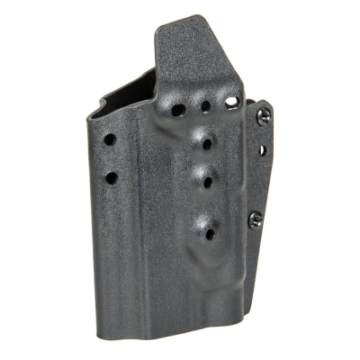                             Kydex holster for G17 pistols with TLR-1 Flashlight - Black                        