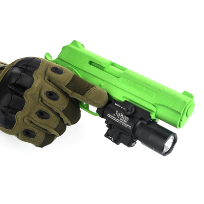                             Pistolová svítilna typu X400 ULTRA, zelený laser - Černá                        