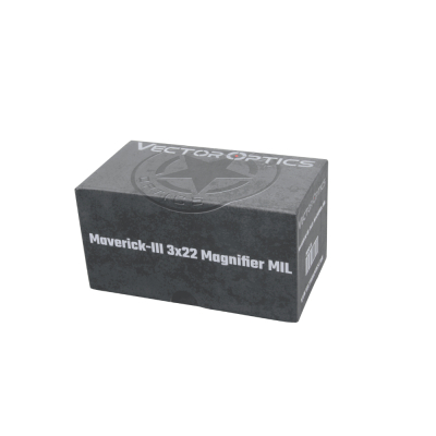                             Magnifier Maverick-III 3x22,  MIL - Černý                        