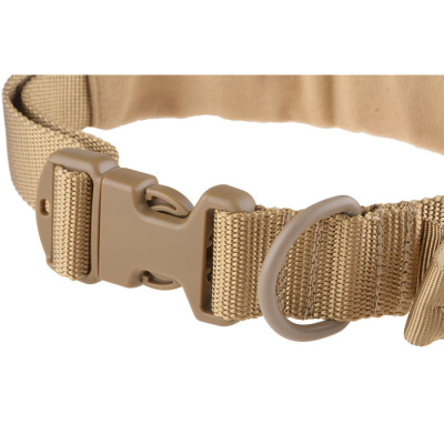                             Tactical dog neck collar, tan                        