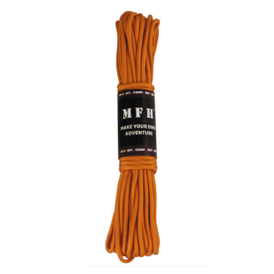 Padáková šnůra &quot;PARACORD&quot; 15 metrů, oranžová                    