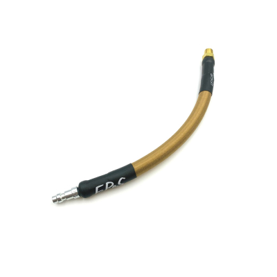 IGL hose for HPA system - QD male + 1 / 8NPT - 20cm - tan                    