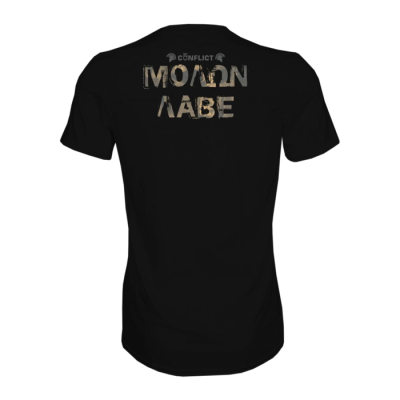                             T-shirt MOLON LABE, black                        